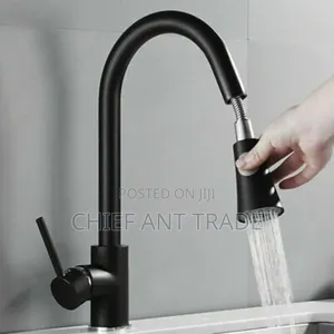 Kitchen Pull Faucet Tap Ncl-002 Black