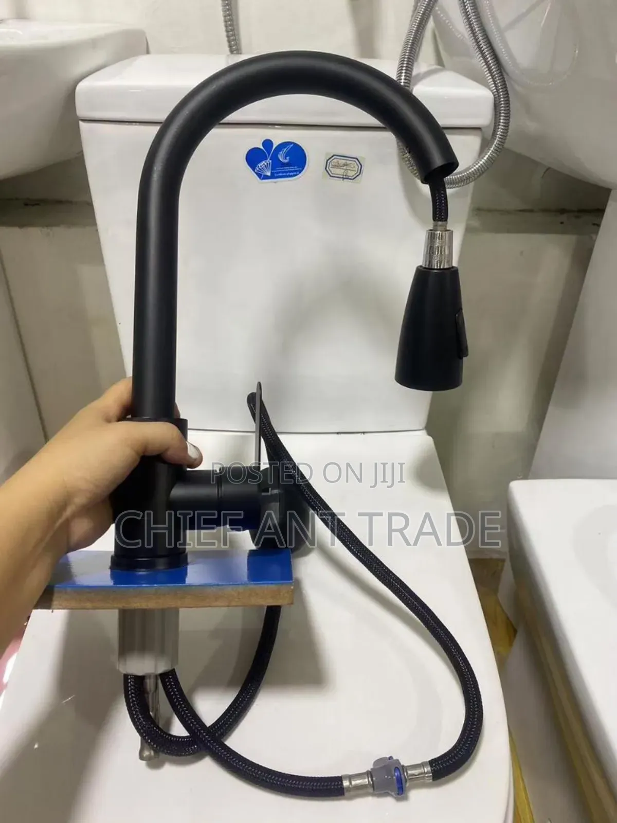 Kitchen Pull Faucet Tap Ncl-002 Black