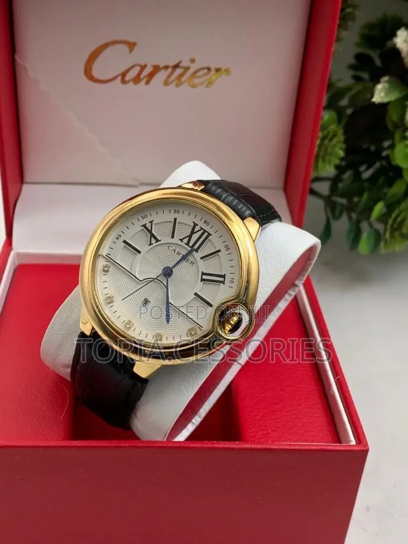 Cartier Leather Watch