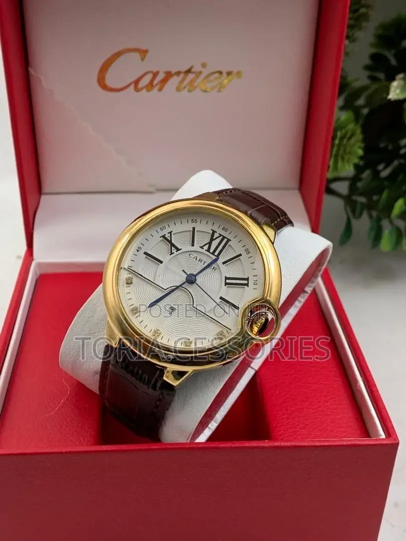 Cartier Leather Watch