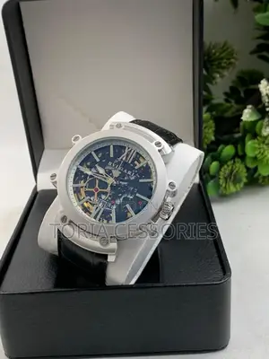 Bvlgari Leather Watch for Men