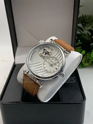 Keep Moving Leather Watch