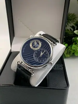 Keep Moving Leather Watch