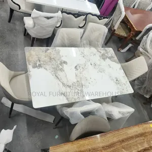 Modern Marble Dining Set (6 Seater)
