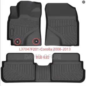 Custom 3d Tray Carpets Tpe Car Mats for Toyota Corolla 2009-2013