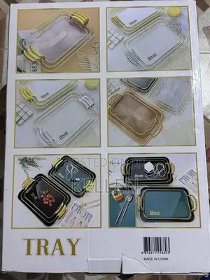 3pcs Plastic Serving Tray