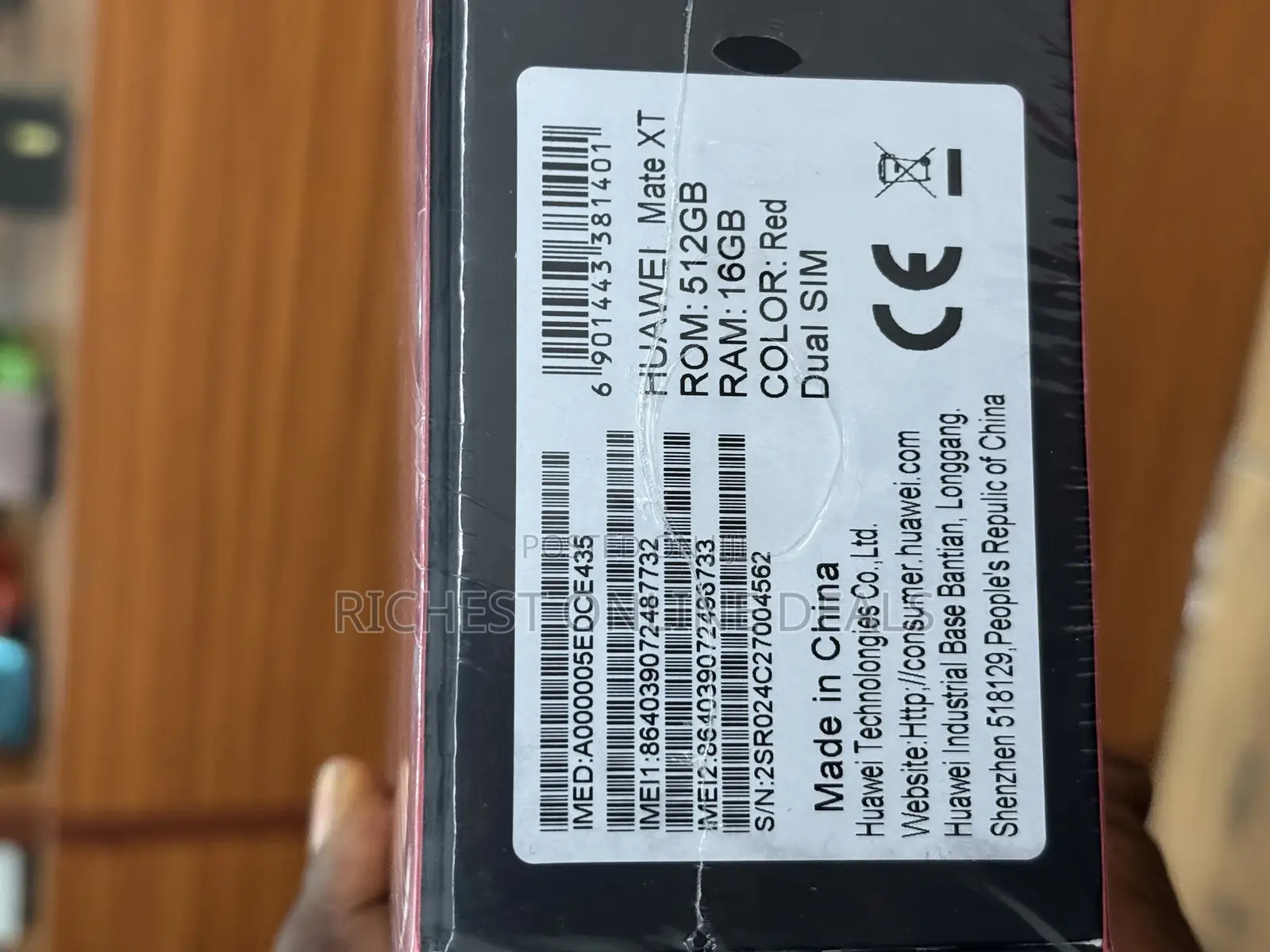 New Huawei Mate XT Ultimate Design 512 GB Red