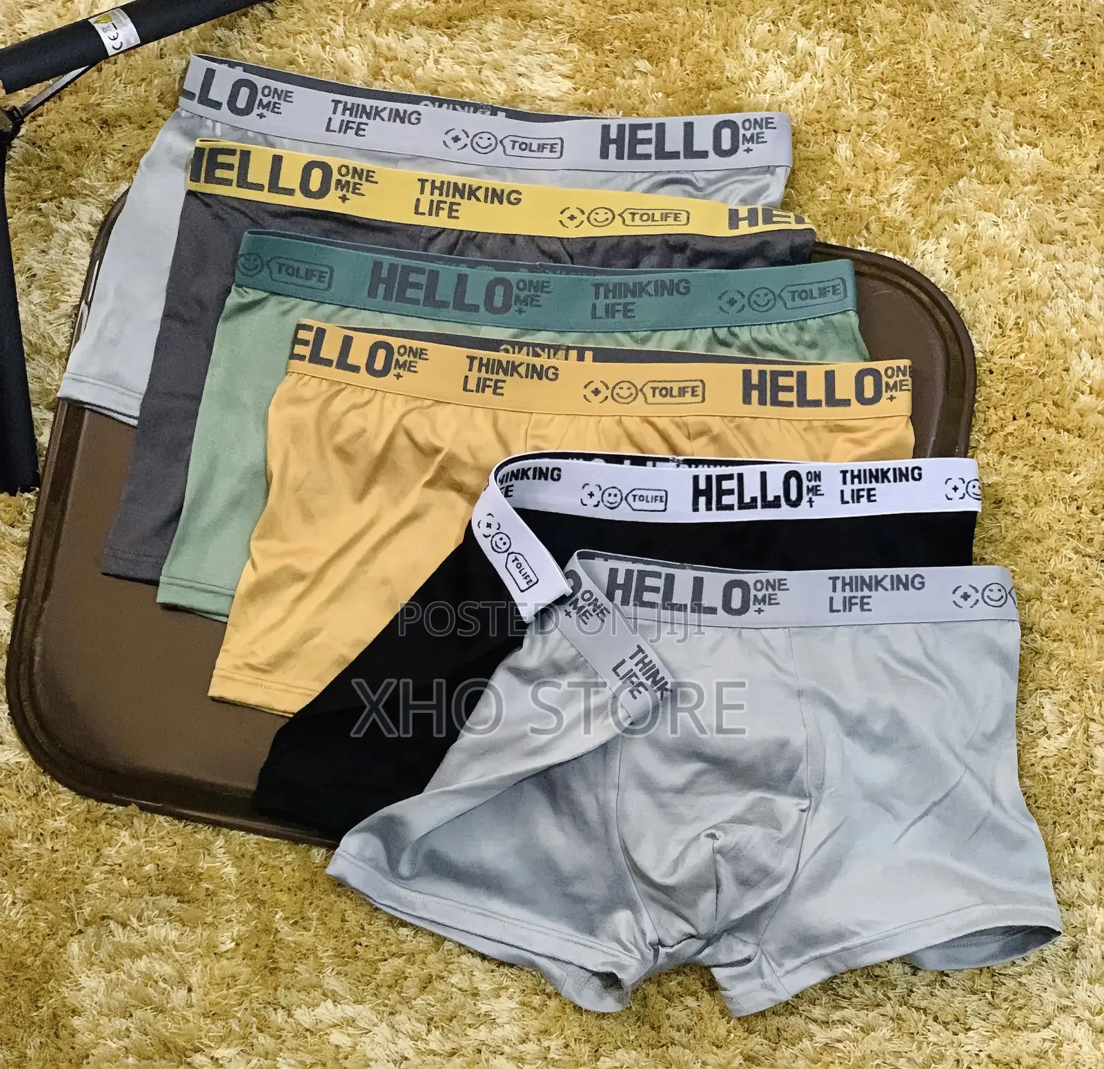 5 Boxer Shorts Men Flat-Cut - Fashionable Hello Boxers