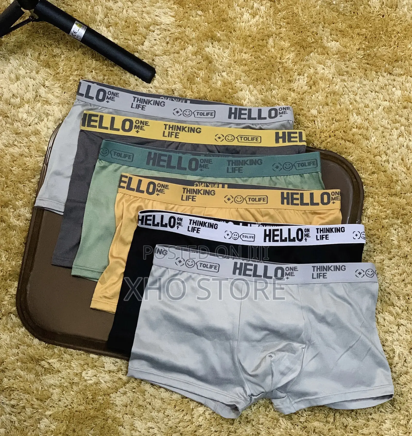 5 Boxer Shorts Men Flat-Cut - Fashionable Hello Boxers