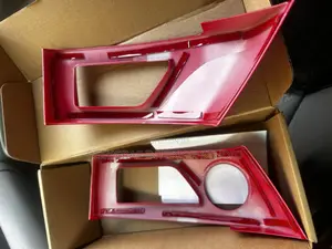 2012-2015 Toyota Tacoma Ac Vent Trim Panel Covers (Red Color)