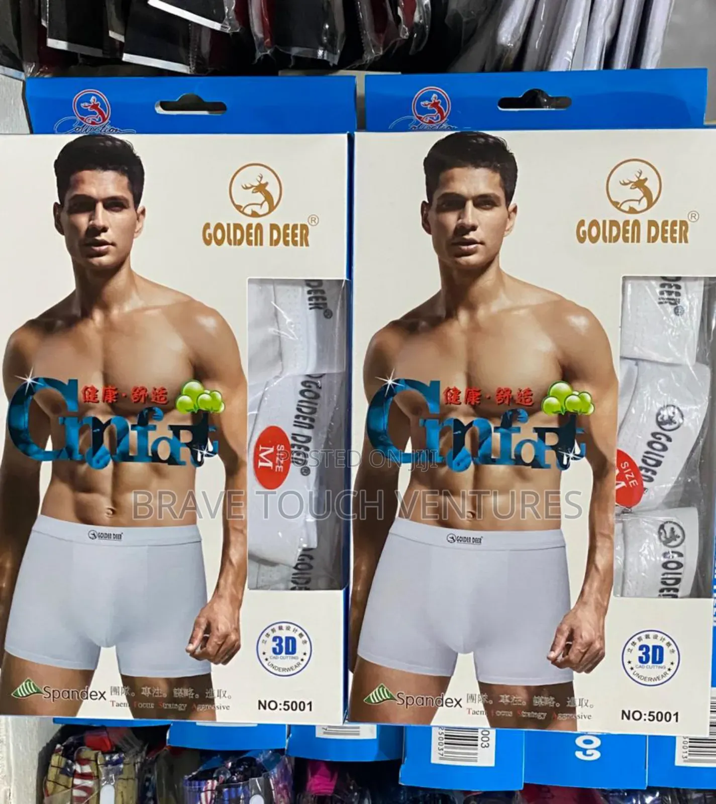 3 In 1 Cotton Fitting Boxer Shorts/Pant