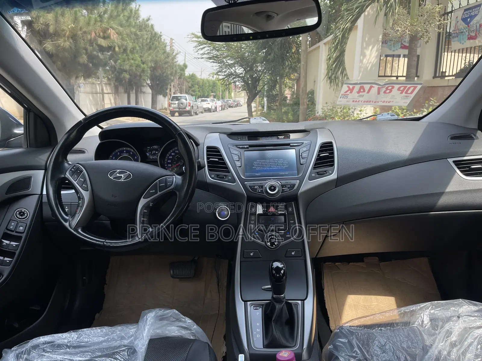 Hyundai Elantra Limited 4dr Sedan (1.8L 4cyl 6A) 2015 Blue