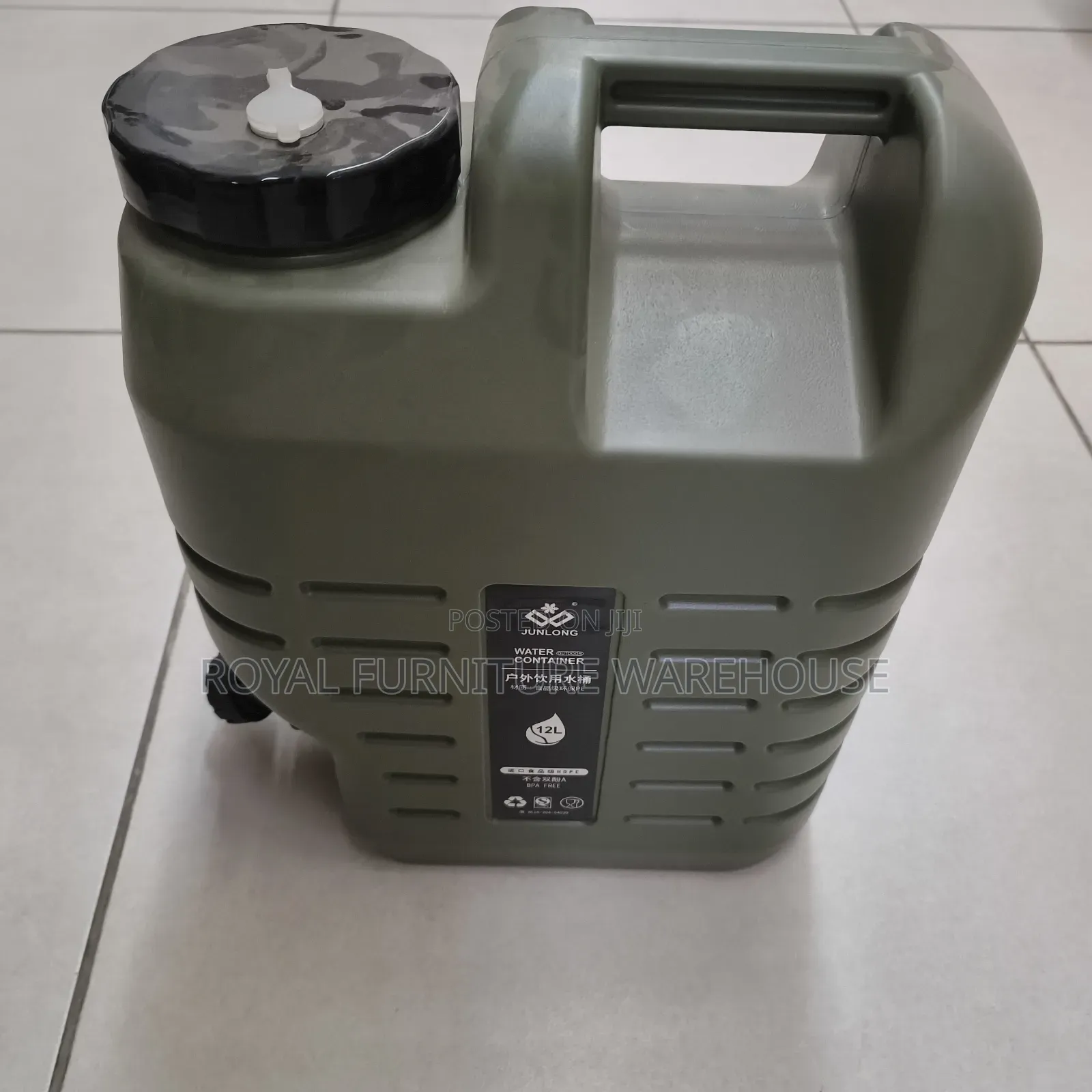 12 Litre Plastic Fuel Gallon (Jz-p-12) Or Portable Water Container