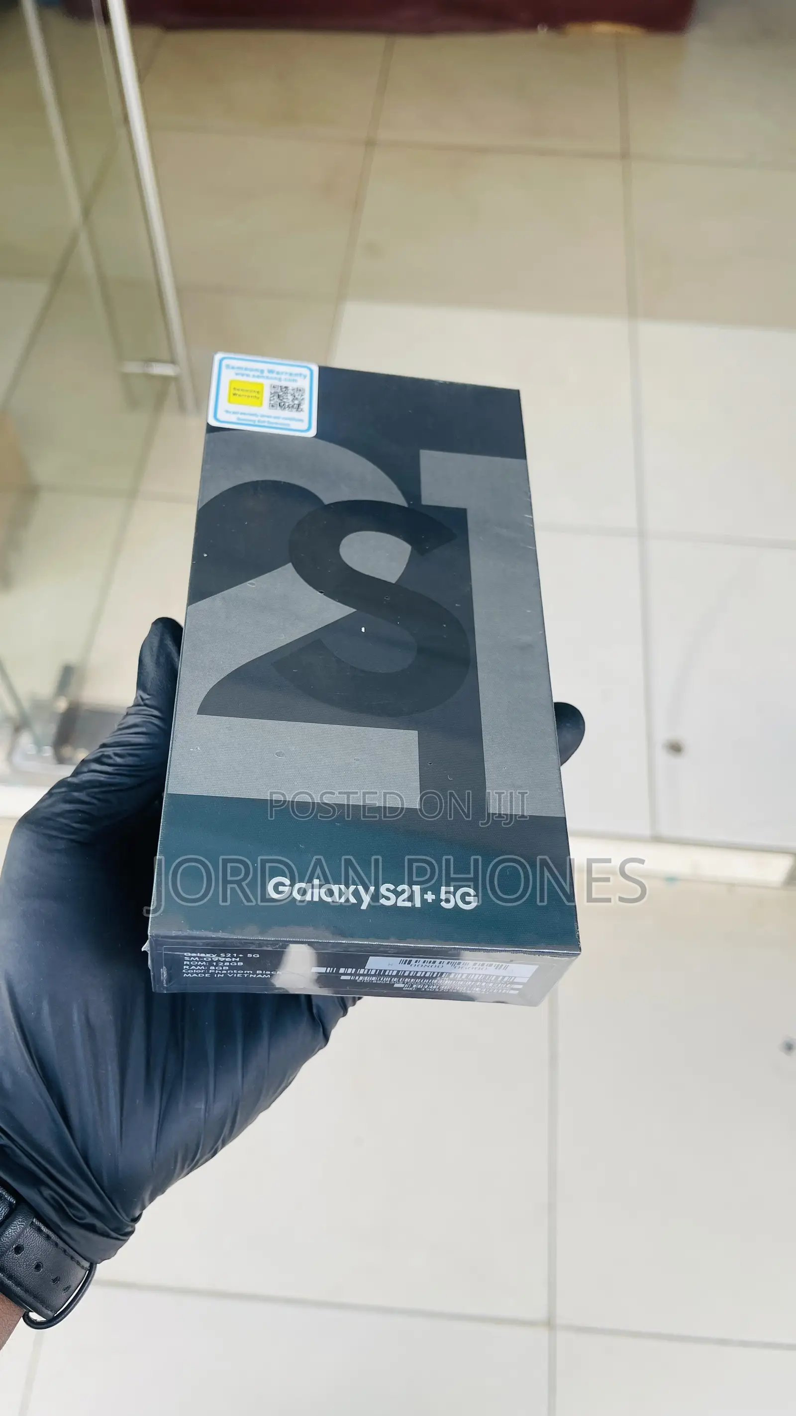 New Samsung Galaxy S21+ 5G 128 GB Black