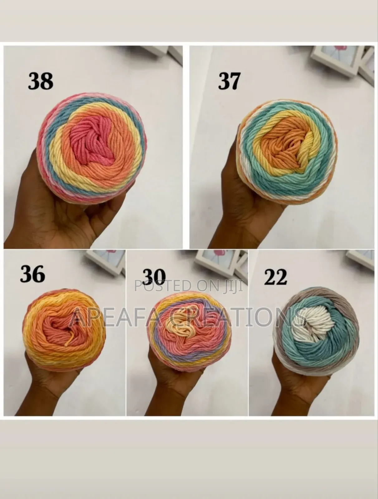 Rainbow Cake Yarn