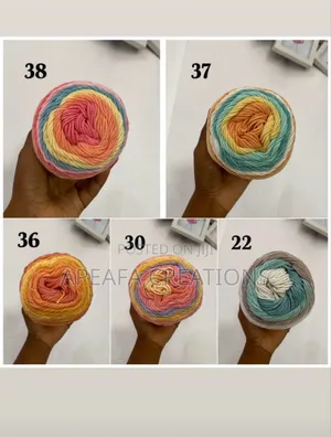 Rainbow Cake Yarn
