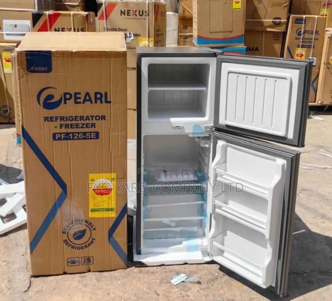 Fast Reliable Pearl 2 Doors Fast Cooling Refrigerator