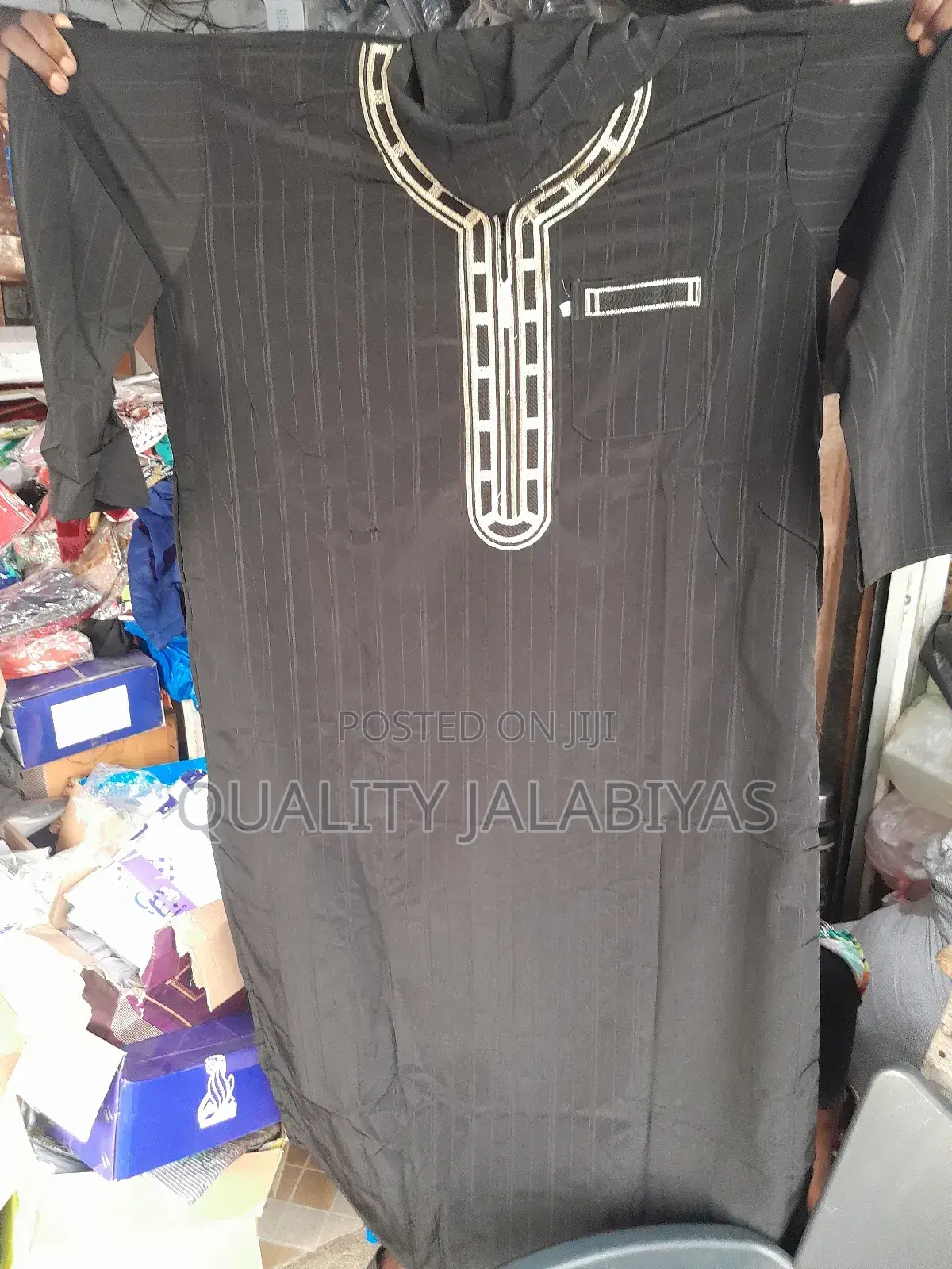 Hoodie Jalabia (Longsleeves Black)