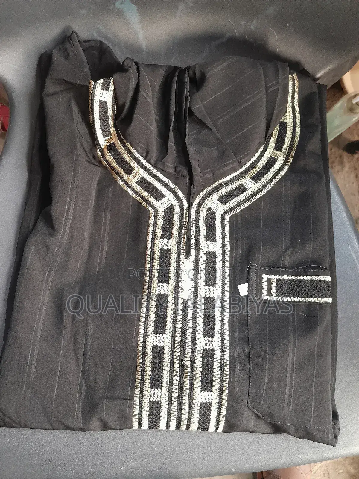 Hoodie Jalabia (Longsleeves Black)