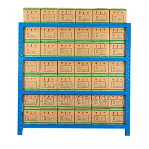 Capacity 500kg Warehouse Rack Blue Red