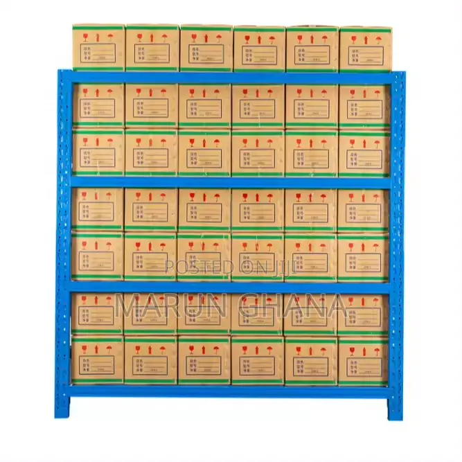 Capacity 500kg Warehouse Rack Blue Red