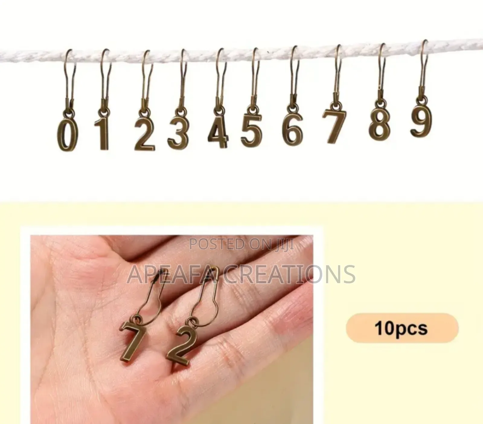 Numbered Needle Markers