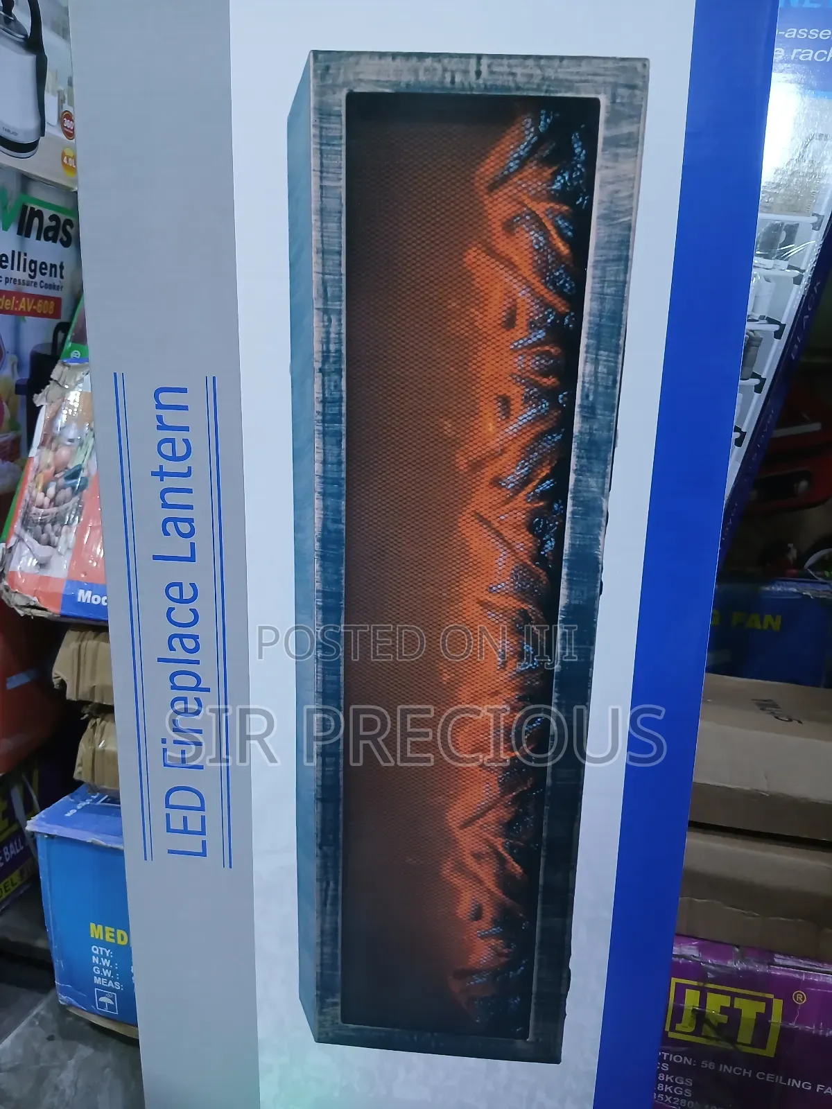 Led Fireplace Lantern