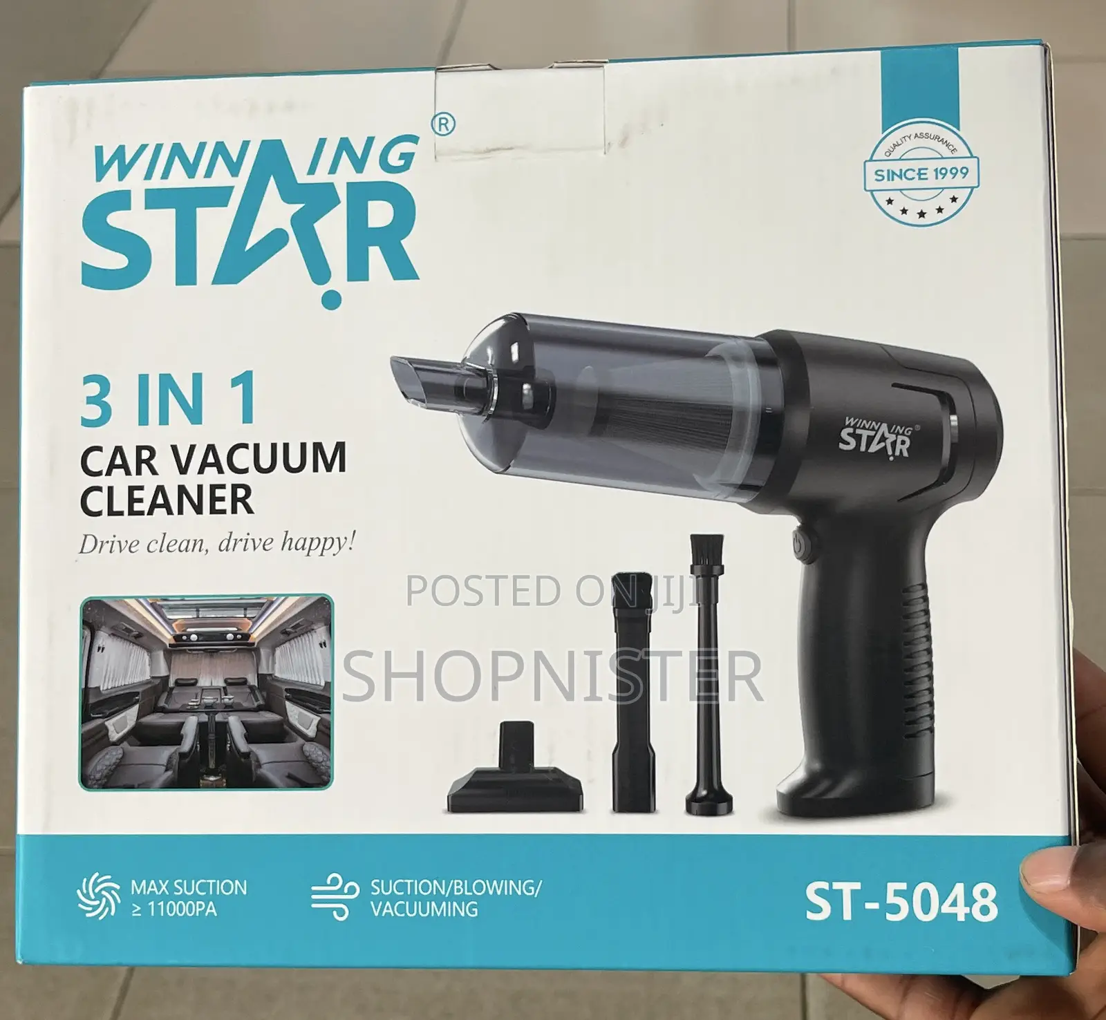 Winning Star 3 in 1 Car Vacuum