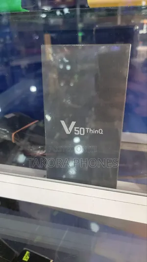 New LG V50 ThinQ 5G 128 GB Black