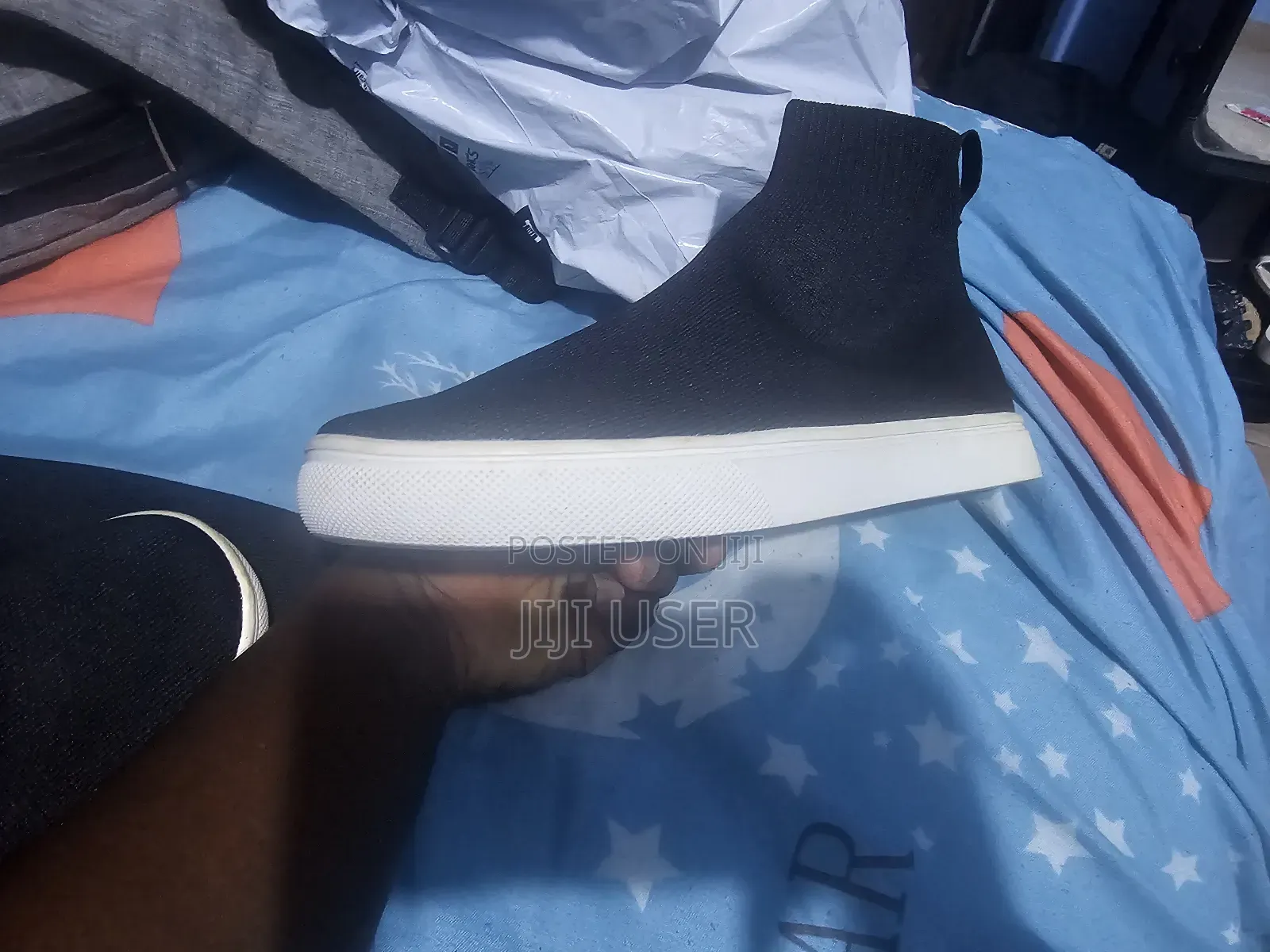 Superga "Fabric Rc" Sock-Style Bootie Sneakers