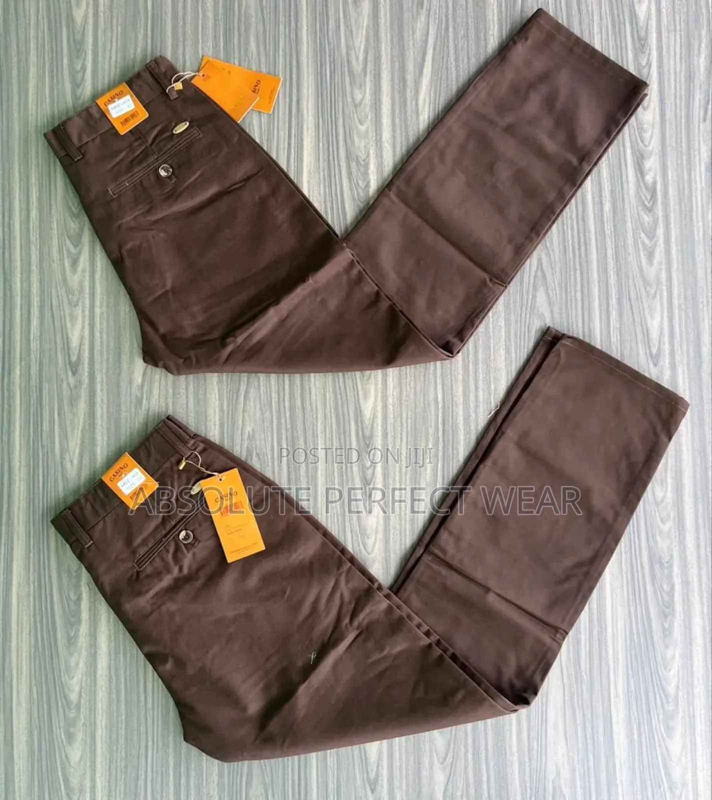 Straight Khaki Trouser
