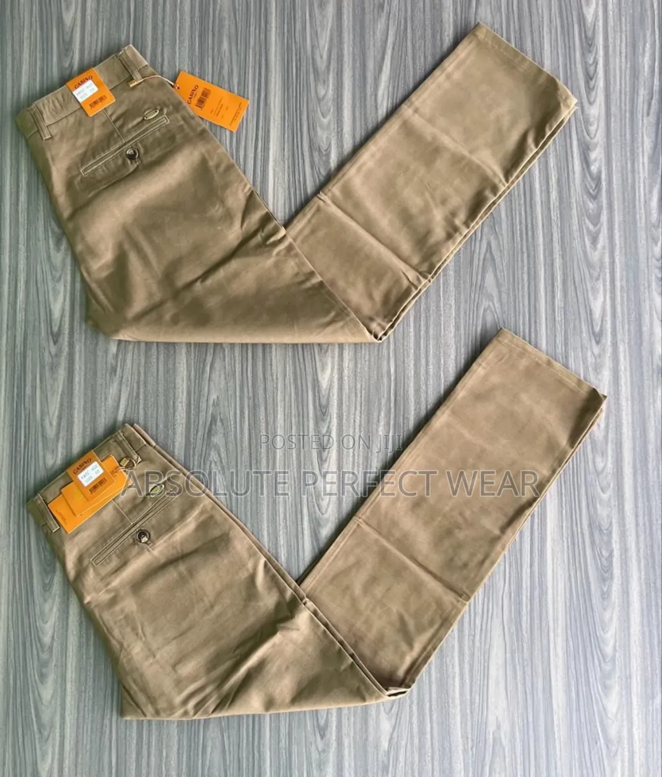 Straight Khaki Trouser