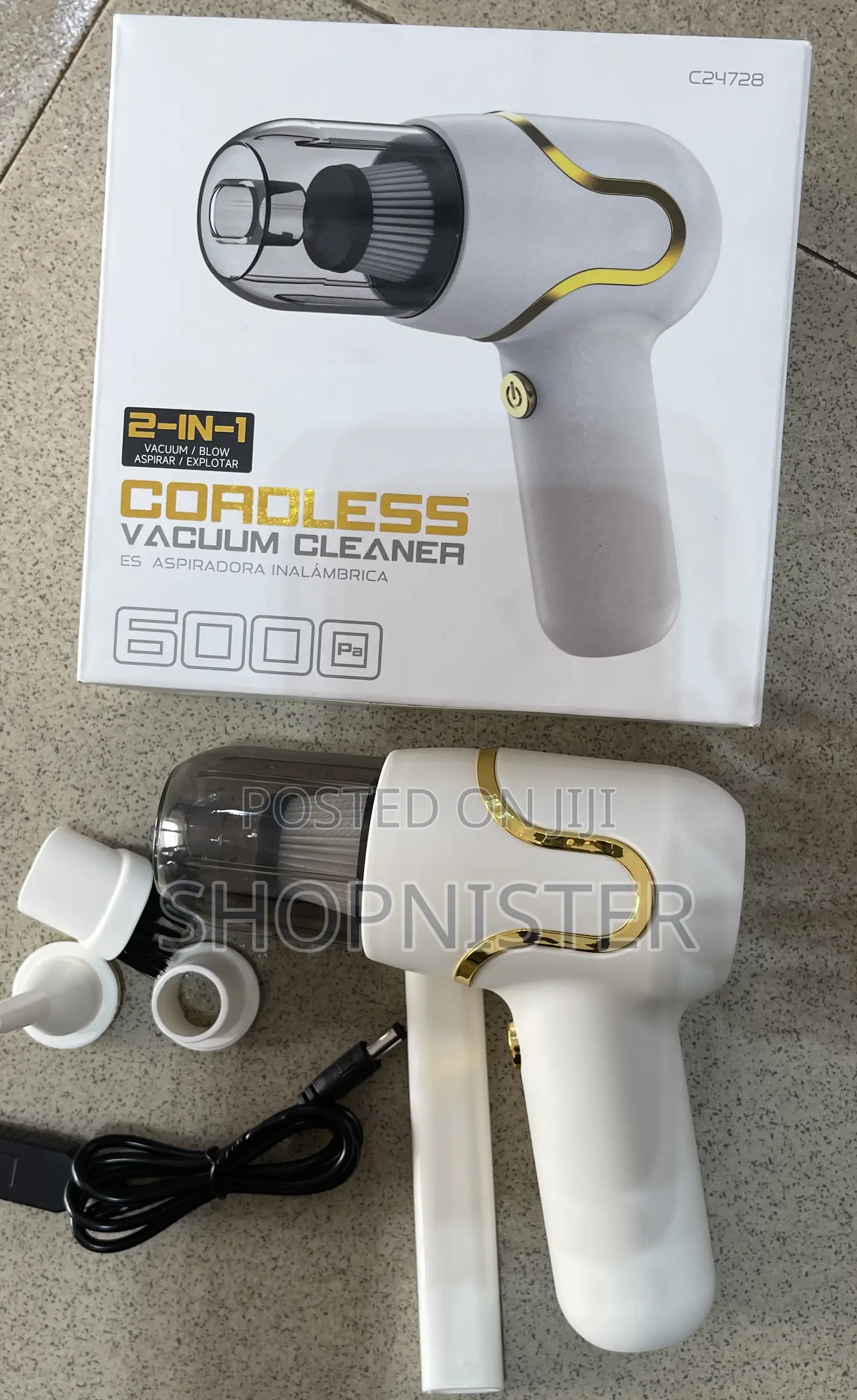 2 in 1 Cordless Vacuum Cleaner 6000pa