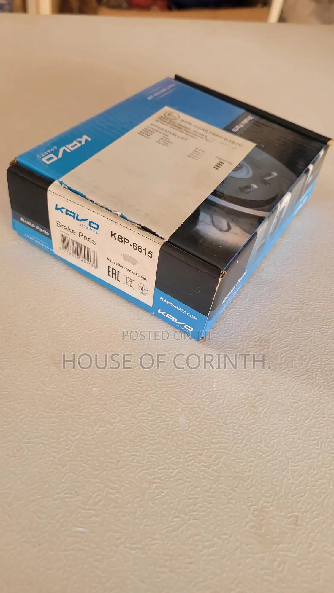Kavo Brake Pads - Mitsubishi Mirage 2012-, Daihatsu Trevis 2006-