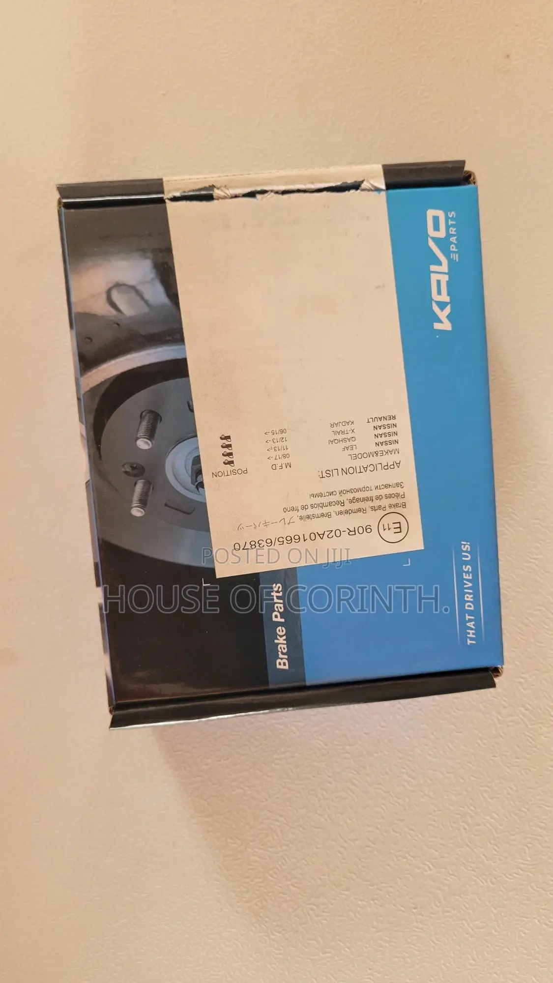 Kavo Brake Pads - Mitsubishi Mirage 2012-, Daihatsu Trevis 2006-