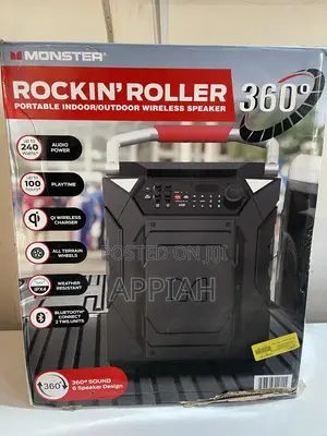 Monster Rockin’ Roller 360 Indoor/Outdoor Portable Speaker