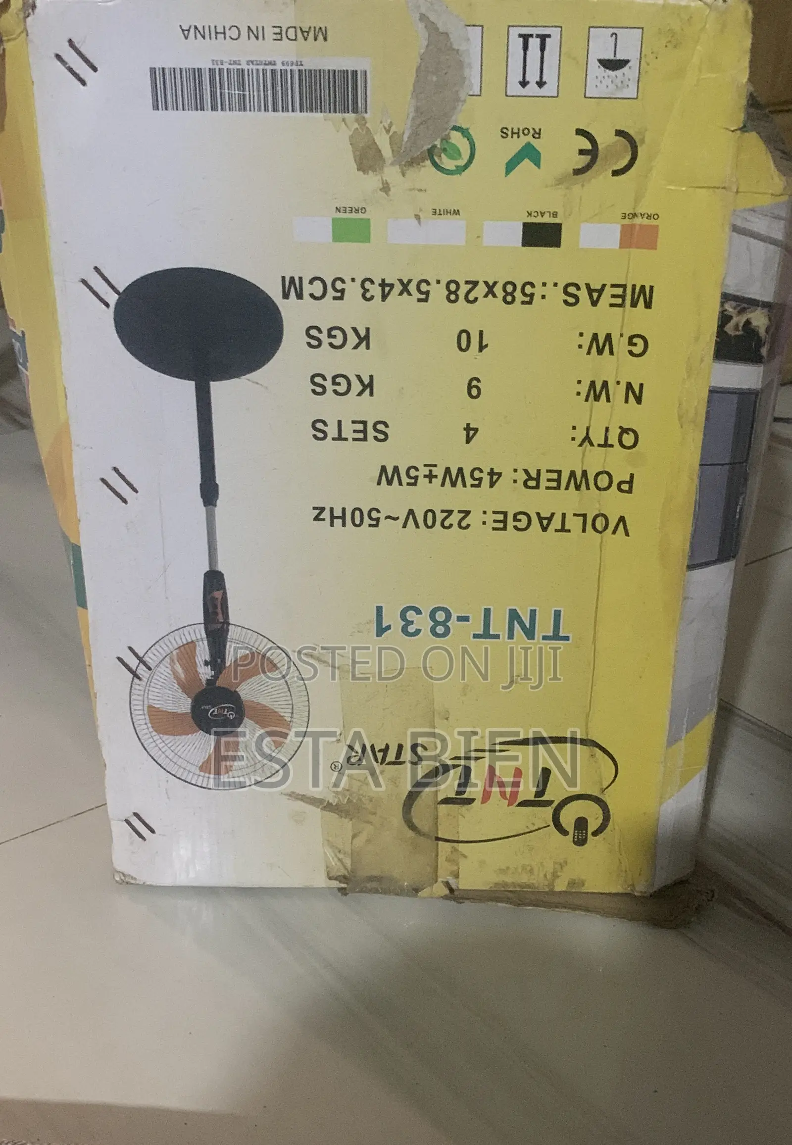 Tnt Star Standing Fan