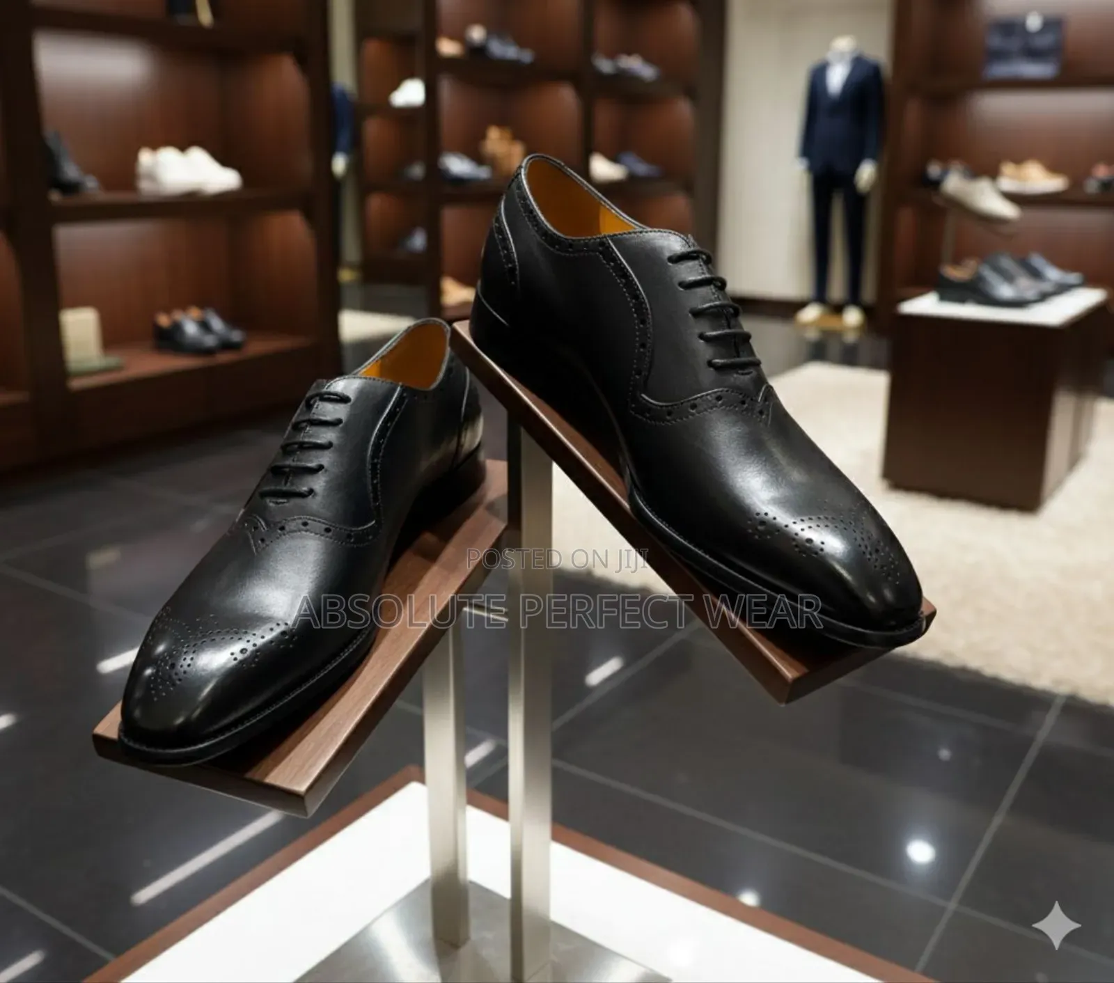 Black Classic Daro Shoe for Men