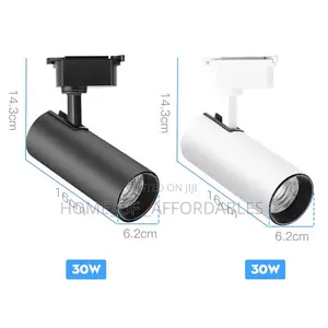 Track Light / Spot Light 4pcs With Rail Set (3 Lighting Mode)