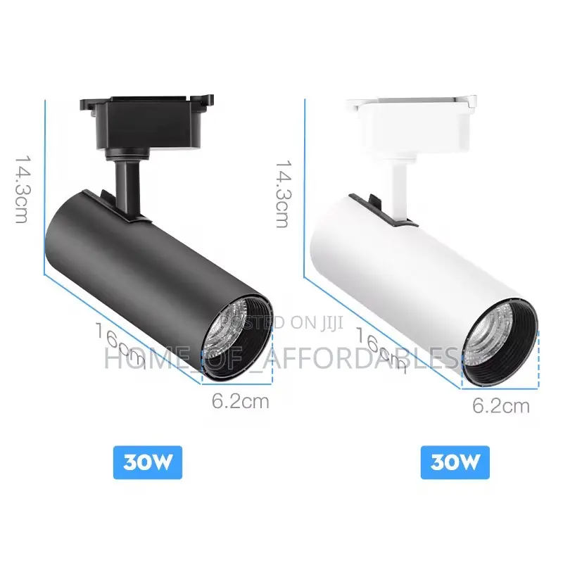 Track Light / Spot Light 4pcs With Rail Set (3 Lighting Mode)