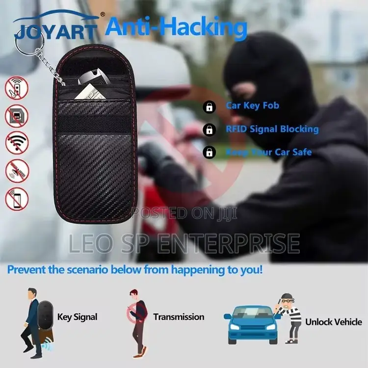 Faraday Pouch Anti Theft Key Case