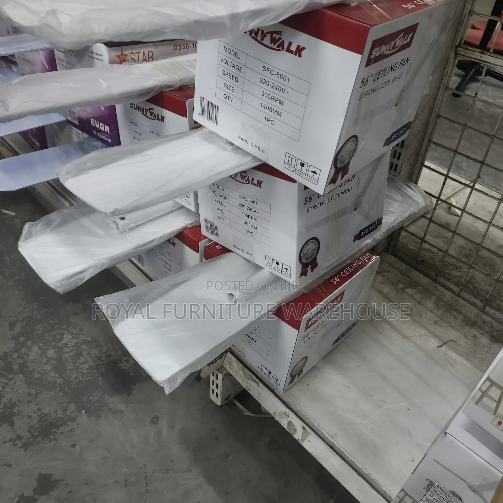 Sunny Walk 56" Ceiling Fan,