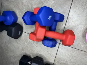10kg Rubber Coated Dumbbell (5kg Pair)
