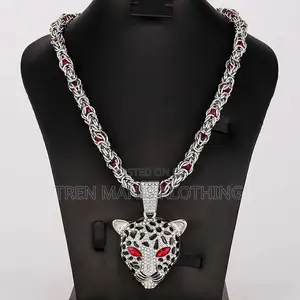 Tiger Design Silver Necklace