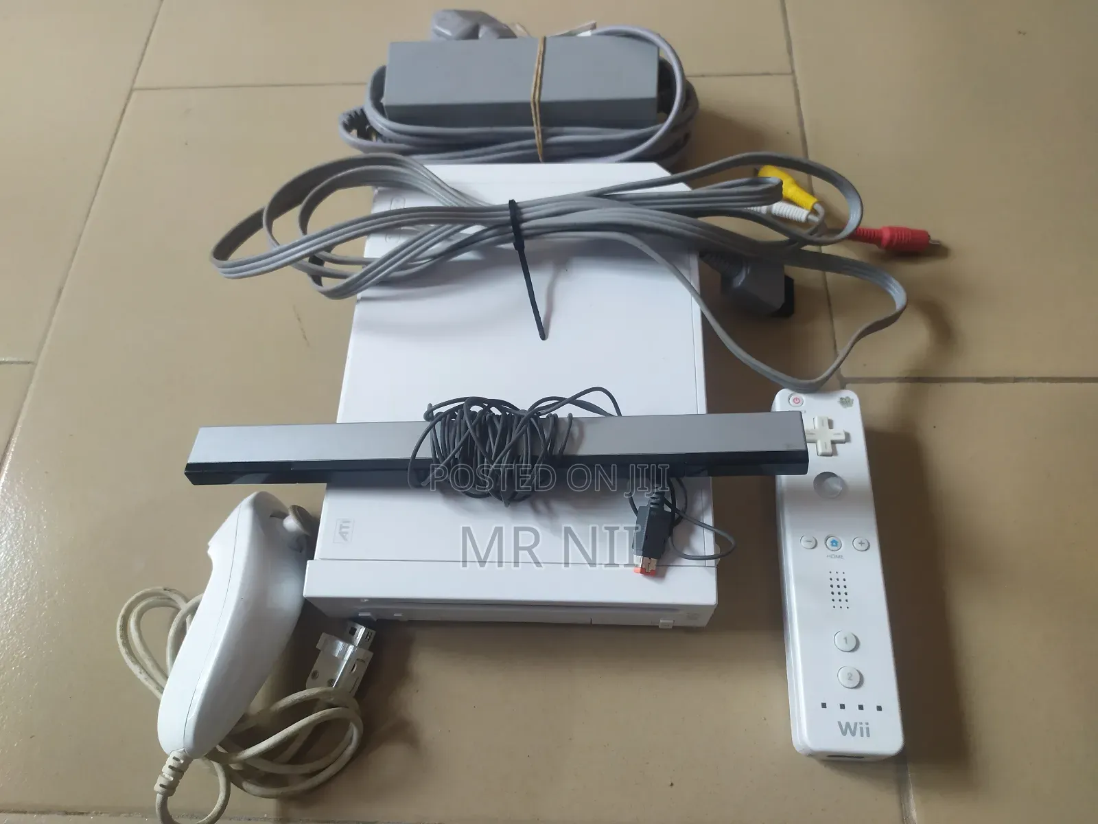 Nintendo Wii With 15 Installed Games