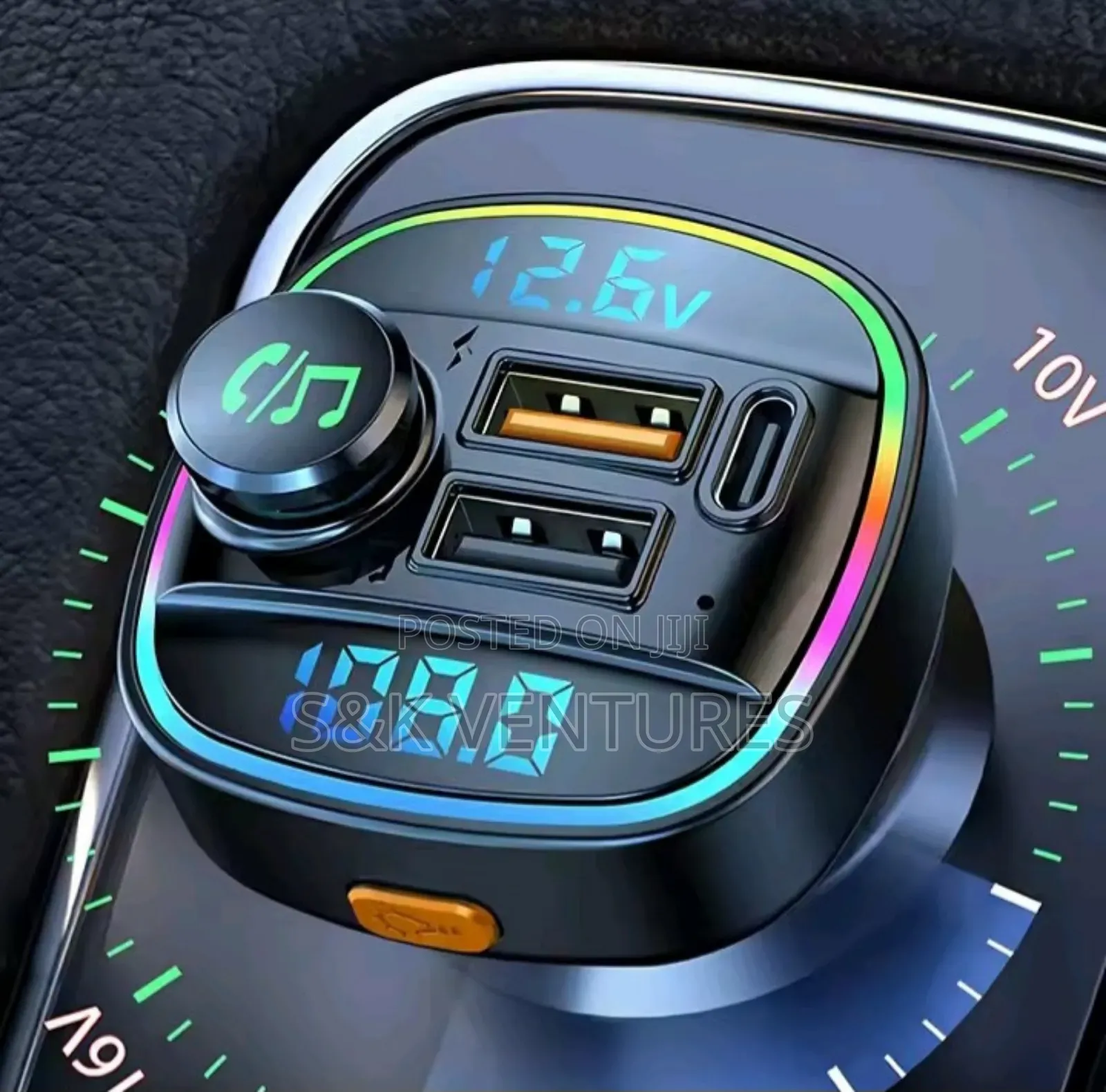 Bluetooth Music Fm Car Charger
