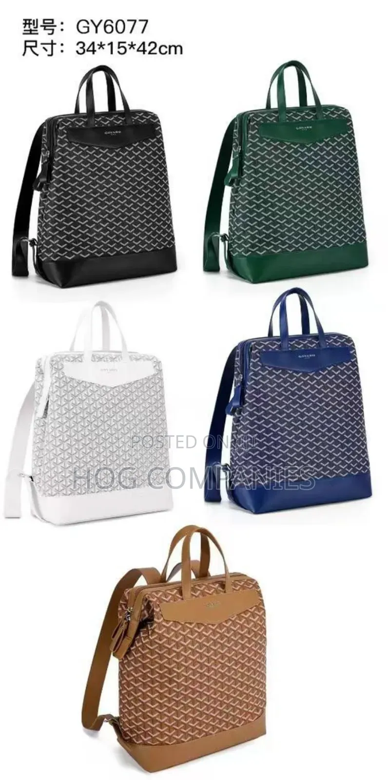 Goyard Multipurpose Cisalpin Backpack.