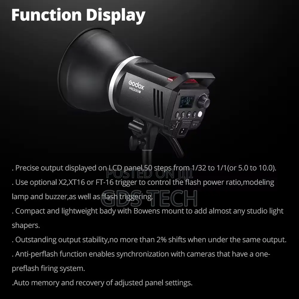 Godox Ms300v Compact Studio Flash