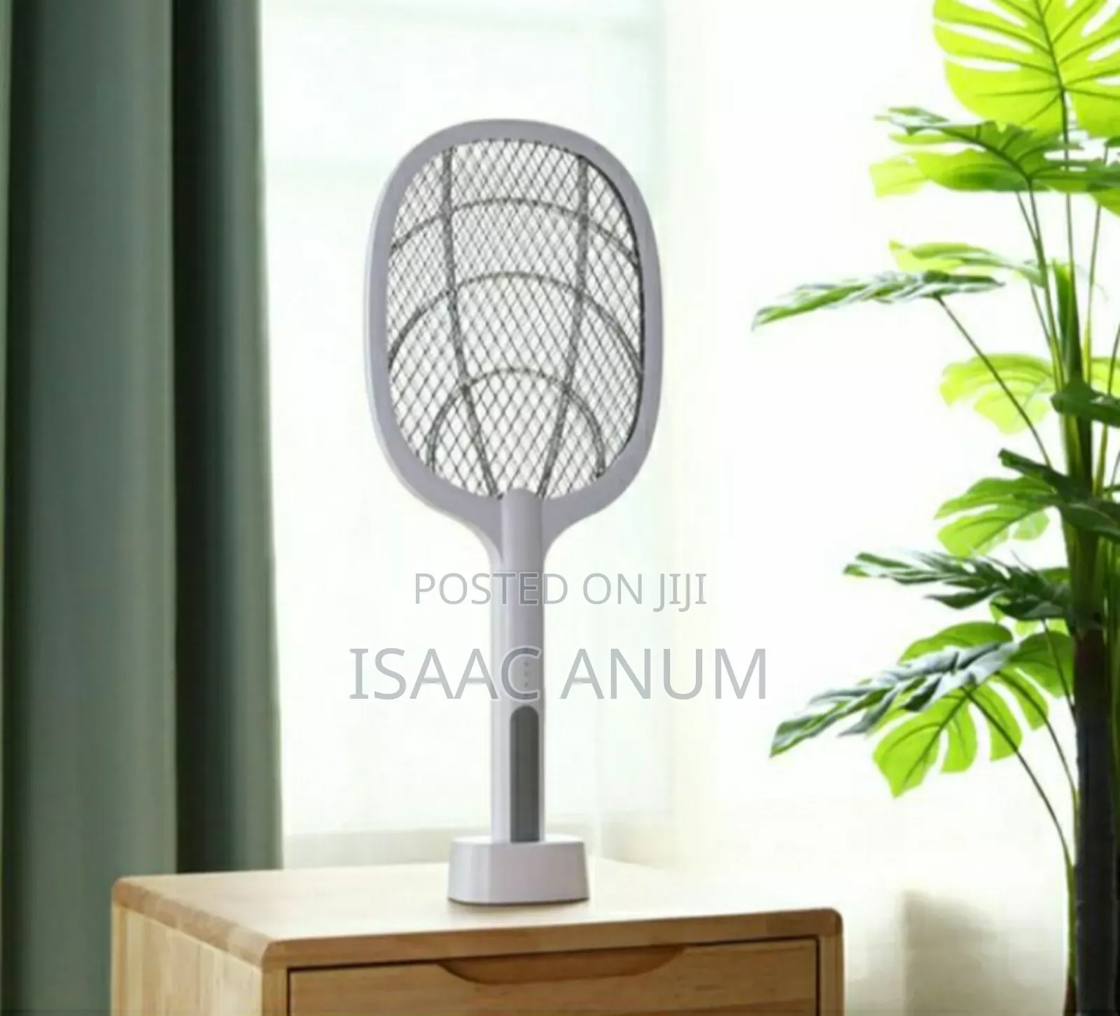 Promo Rechargeable White Mosquito Killer Rocket With Stand
