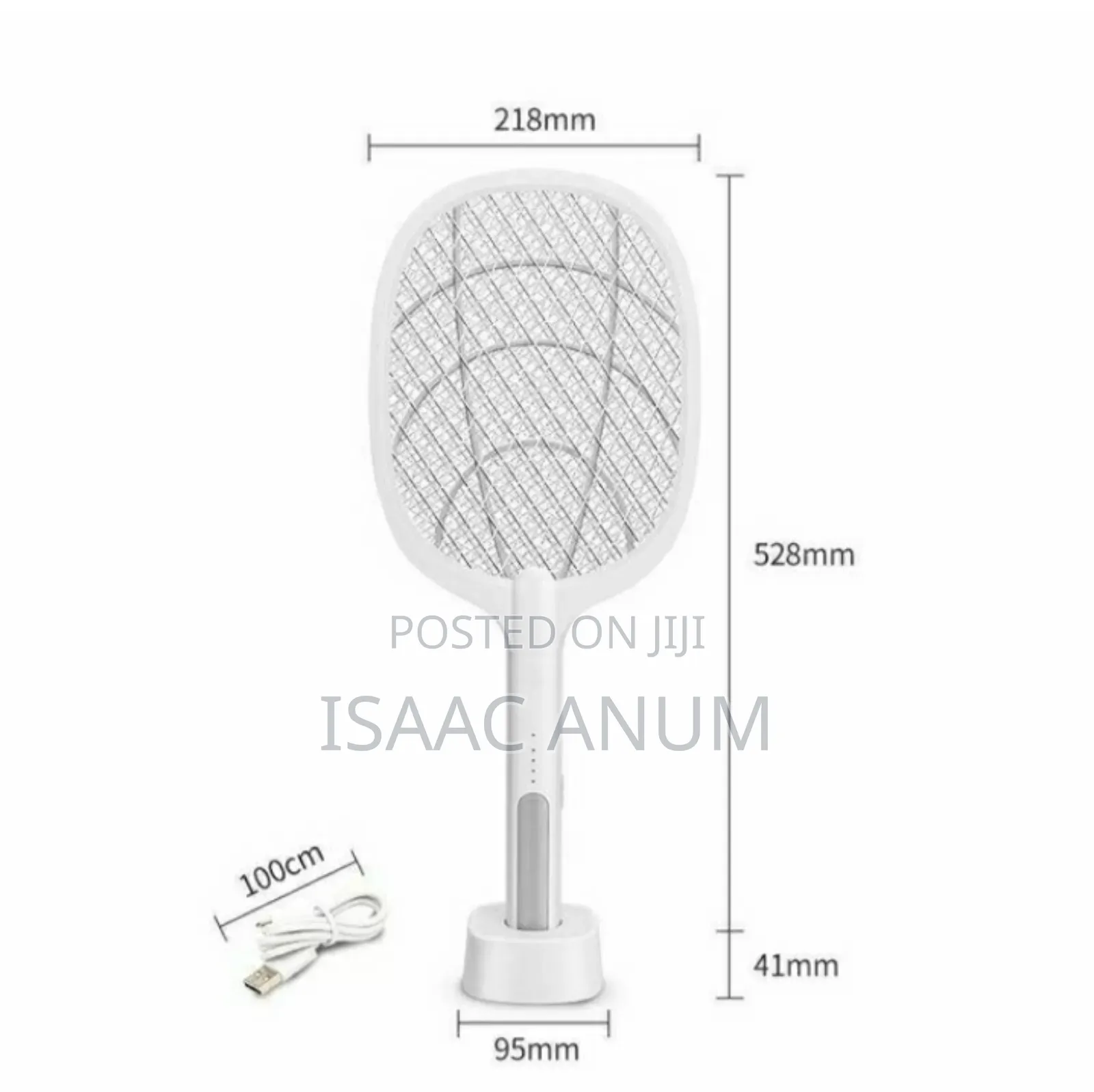 Promo Rechargeable White Mosquito Killer Rocket With Stand